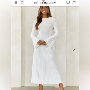 Hello Molly Creating Icons Ribbed midi dress